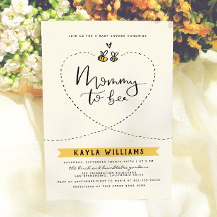 Invitación Mamá Rústica Para Ser Baby Shower Neutral De Géner