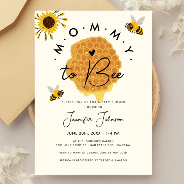 Invitación Mamá Rústica Para Ser Baby Shower Neutral De Géner (Subido por el creador)