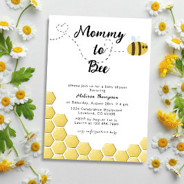 Invitación "Mamá se va a adueñar" de Baby Shower
