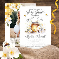 Mama to Bee Flores Abejas Foto de Baby Shower