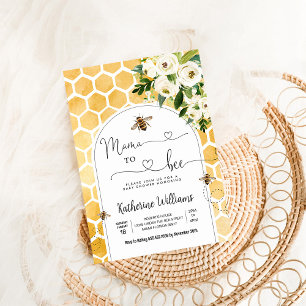 Invitación Mama To Bee Honey Bee Baby Shower en Español