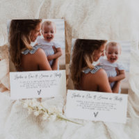 Mamá y niño - Foto Guión de cumpleaños conjunto