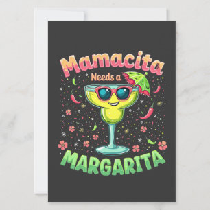 Invitación Mamacita necesita una Fiesta Margarita Cinco de Ma