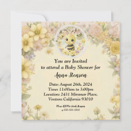 Invitación Mami to Bee