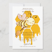 Mami To Bee Honey Bee Honeycomb Baby Shower