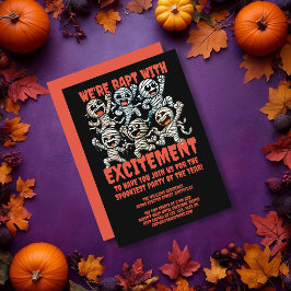 Invitación Mamitas bailarinas divertidas violan con emoción