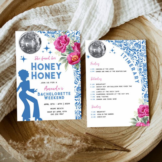 Invitación Mamma mia bailarina Reina Bachelorette (Subido por el creador)