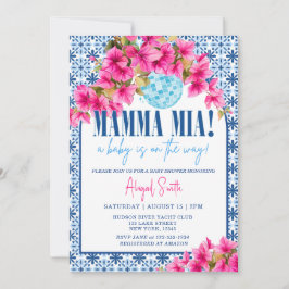 Invitación Mamma Mia Ella está teniendo un bebé Fiesta de Beb