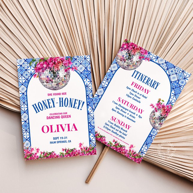 Invitación Mamma Mia, encontró su miel. (Subido por el creador)