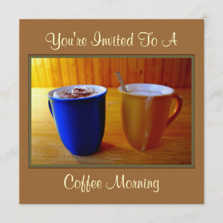 Invitación Mañana del café