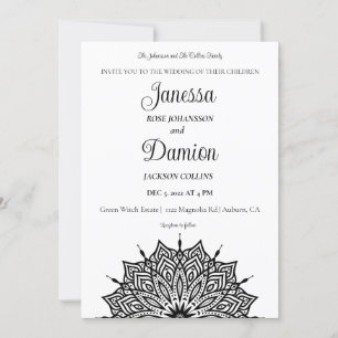 Invitación Mandala Boda