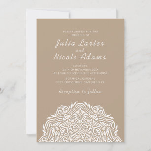 Invitación Mandala de Boda Ordinate Joya Persa