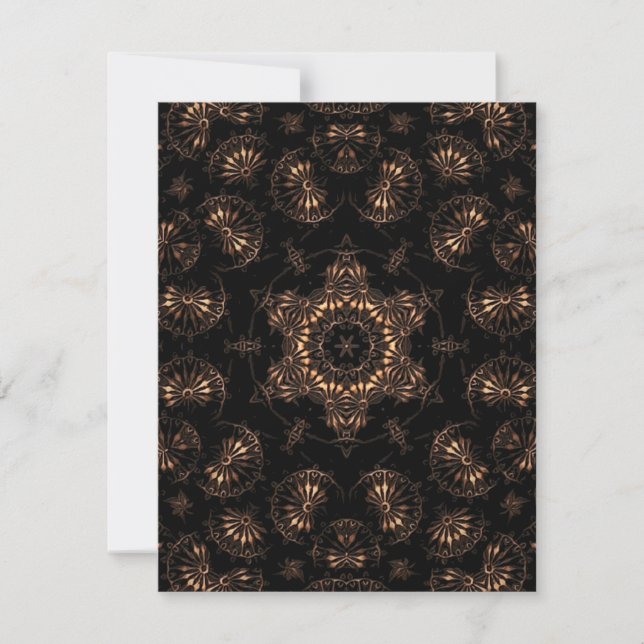 Invitación Mandala de la Edad de Bronce (Anverso)