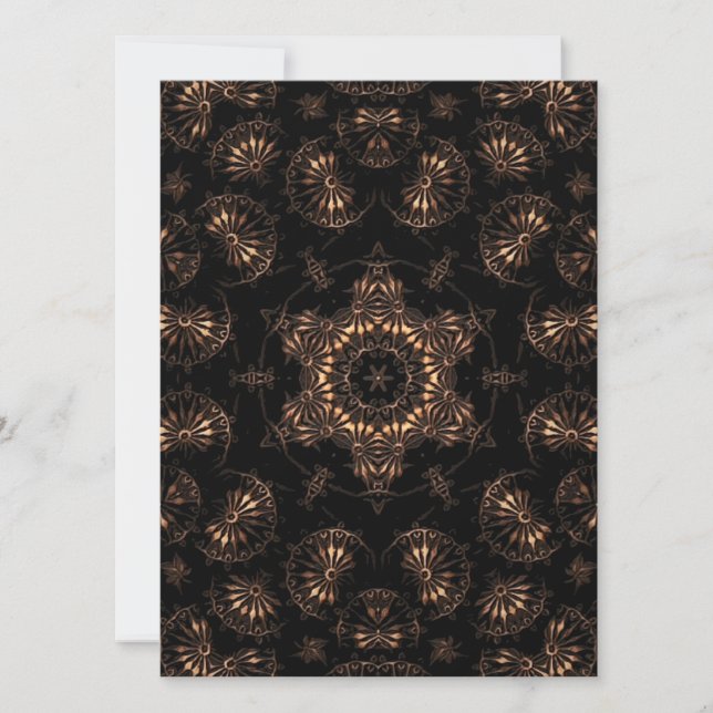 Invitación Mandala de la Edad de Bronce (Anverso)
