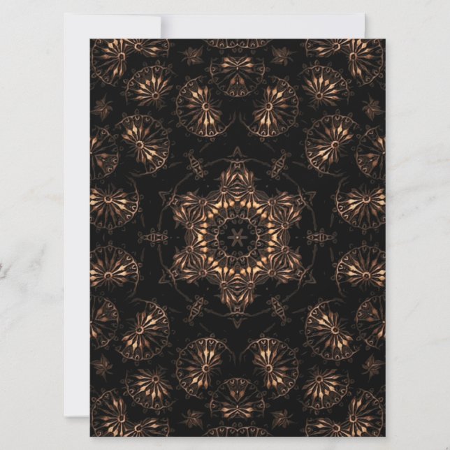Invitación Mandala de la Edad de Bronce (Anverso)
