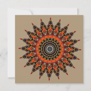 Invitación  Mandala Decorativa 