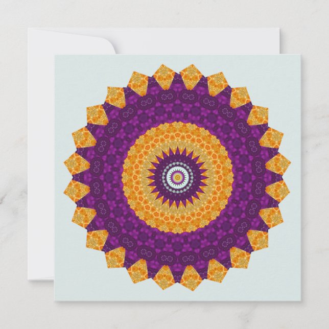 Invitación  Mandala Decorativa  (Anverso)