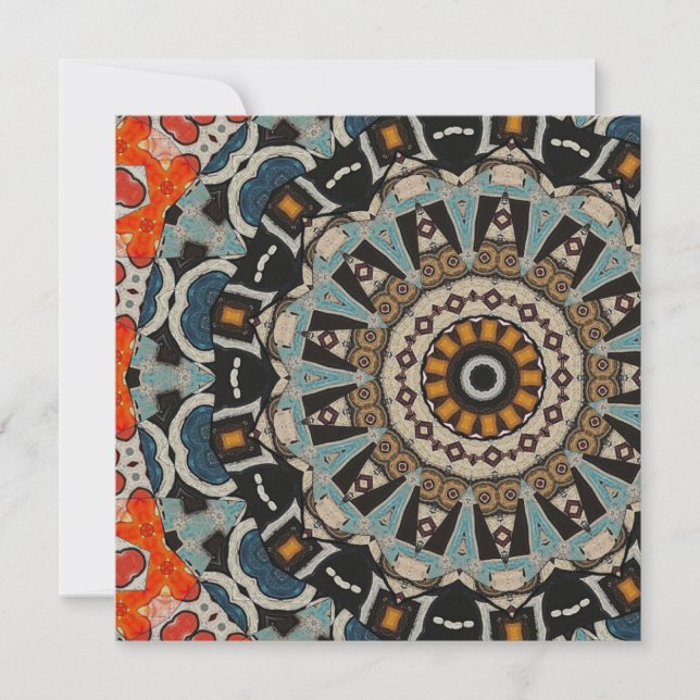 Invitación Mándala decorativo (Anverso)