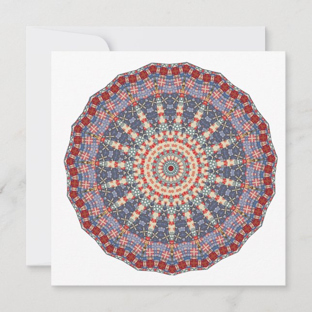 Invitación Mándala decorativo (Anverso)