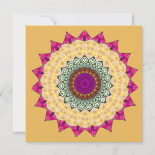 Invitación Mándala decorativo