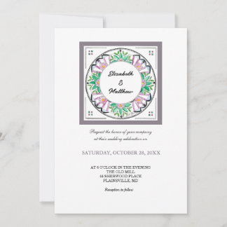 Invitación Mandala Floribunda