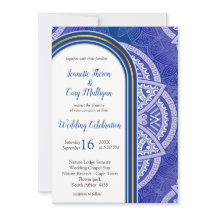 Mandalas en combinación azul holandés y violeta pá