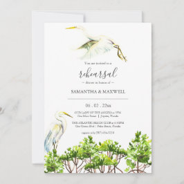 Invitación Manglares tropicales y cena de ensayo de aves