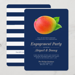 Invitación Mango de medianoche   Partido de compromiso al air