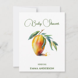 Invitación Mango Tropical | Fiesta de Bebé