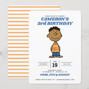 Invitación Maní Cumpleaños Franklin