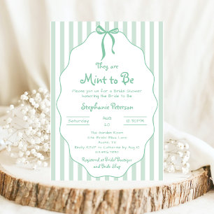 Invitación Mano caprichosa dibuja una menta para ser una duch