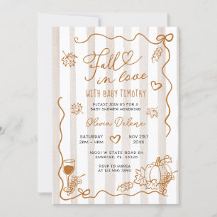 Invitación Mano caprichosa se enamora Baby Shower