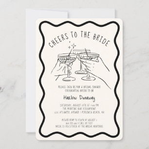 Invitación Mano caprichoso le trajo vítores a la novia