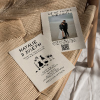 Mano de código QR con champán Boda fotográfico qui