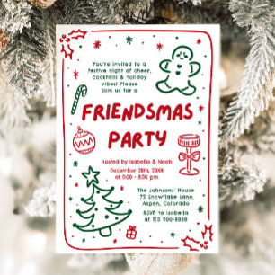 Invitación Mano de festividad captada por el Fiesta Friendsma
