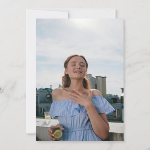 Invitación Mano Dibujó Un Poco Tini Antiguo Martini Cumpleaño