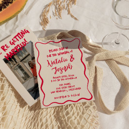 Invitación Mano Escrito Colorido Brillante Negrita Moderna Ne