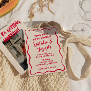 Invitación Mano Escrito Colorido Brillante Negrita Moderna Ne