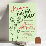 Invitación Mano verde retro dibujada Martini 30 cumpleaños<br><div class="desc">Invitación de cumpleaños de Martini,  fiesta de cumpleaños para adultos,  fiesta de cumpleaños para adultos,  fiesta de cumpleaños para adultos,  fiesta de cumpleaños para adultos mayores de Tini bit,  fiesta de cumpleaños de Martini de 30 Dirty,  Fiesta sucio de 30 cócteles.</div>