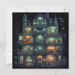 Invitación Mansión embrujada: Grimwood Manor