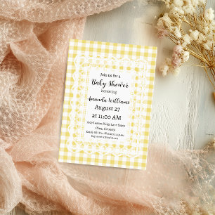 Invitación Manteles Individuales Antiguos Amarillo Cuadros En