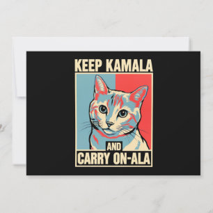 Invitación Mantén a Kamala y Sigue Adelante-A-La LA Kamala Ha