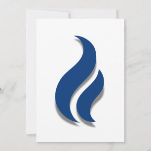 Invitación Mantener descargable la luz de llama azul