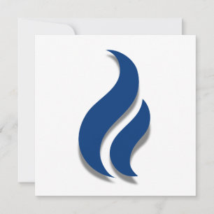 Invitación Mantener descargable la luz de llama azul