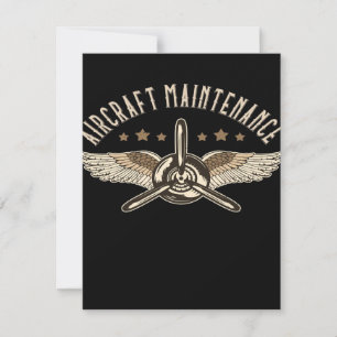 Invitación Mantenimiento de aeronaves   Diseño de Guay