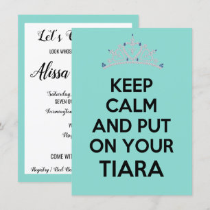 Invitación Mantente Tranquilo Y Ponte En Tu Fiesta De Celebra