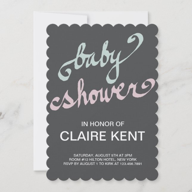 Invitación manuscrito (Anverso)