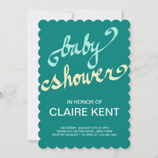 Invitación manuscrito (Anverso)