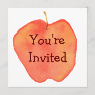 Invitación Manzana