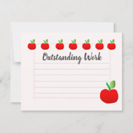 Invitación Manzana de aliento para niños del profesor